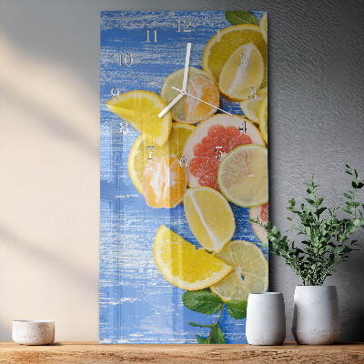 Vertical wall clock Fruit
