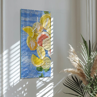 Vertical wall clock Fruit