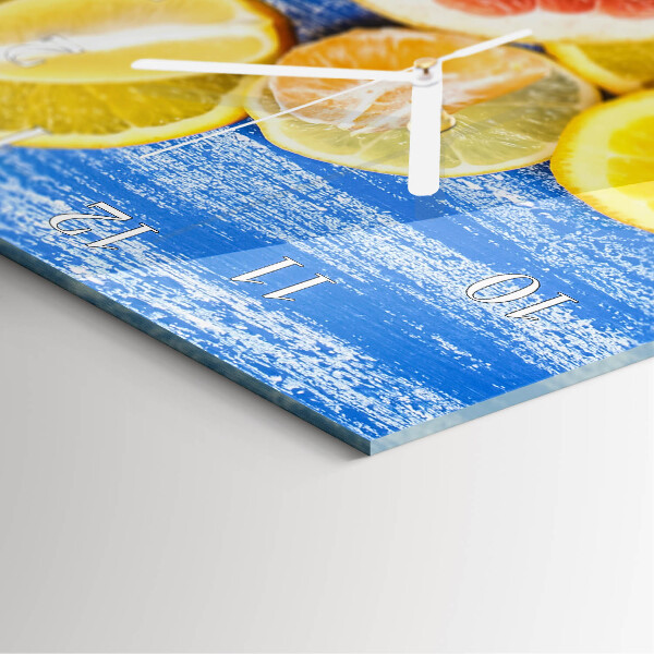 Vertical wall clock Fruit