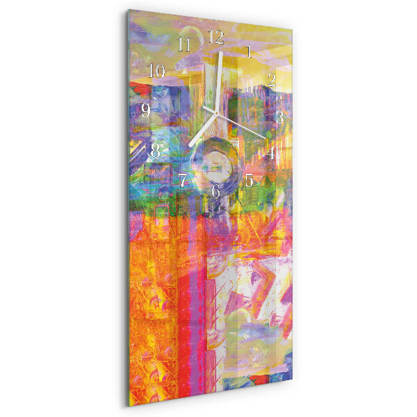 Vertical wall clock Chaos