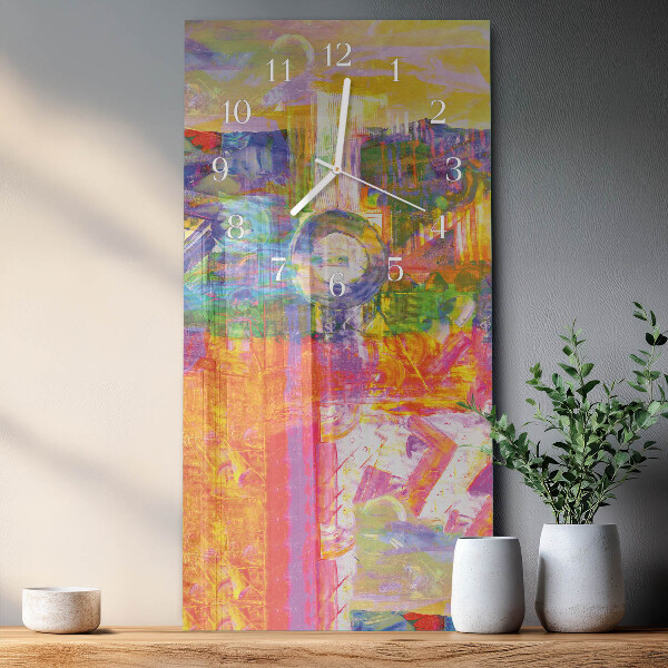 Vertical wall clock Chaos