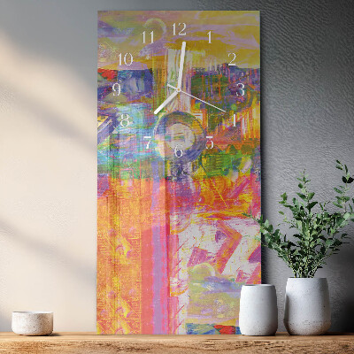 Vertical wall clock Chaos