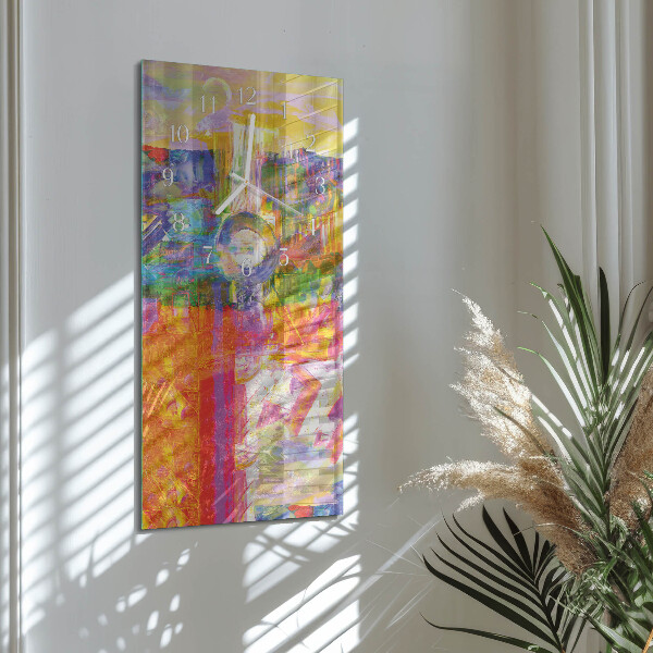 Vertical wall clock Chaos