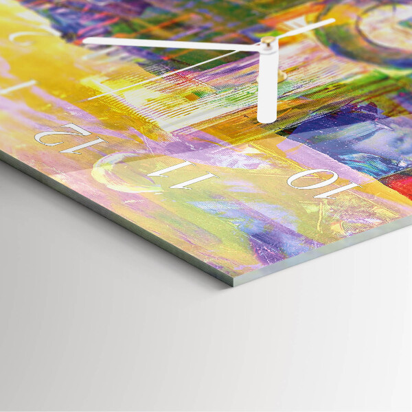 Vertical wall clock Chaos