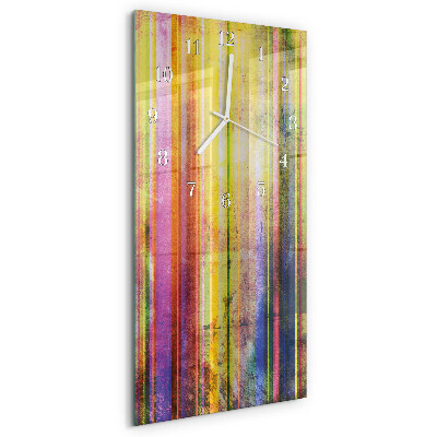 Vertical wall clock Wood