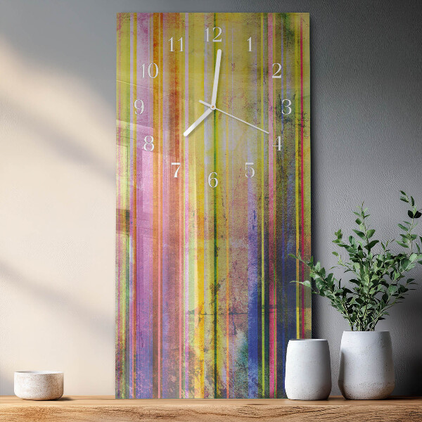 Vertical wall clock Wood