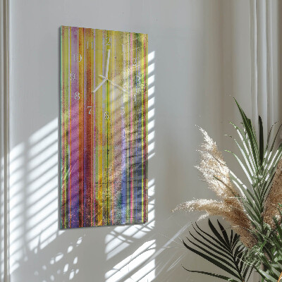 Vertical wall clock Wood