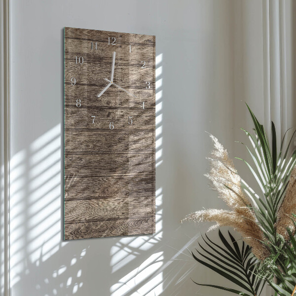 Vertical wall clock Wood