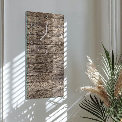 Vertical wall clock Wood
