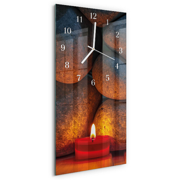 Vertical wall clock Stones