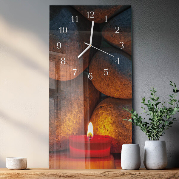 Vertical wall clock Stones