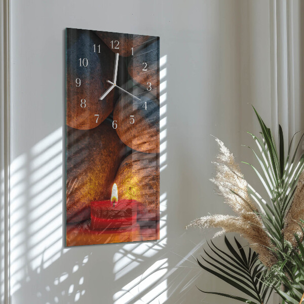 Vertical wall clock Stones