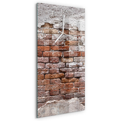 Vertical wall clock Brick
