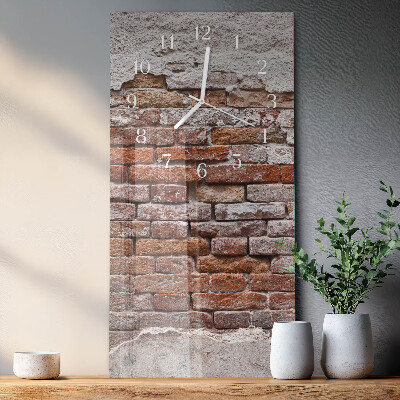 Vertical wall clock Brick
