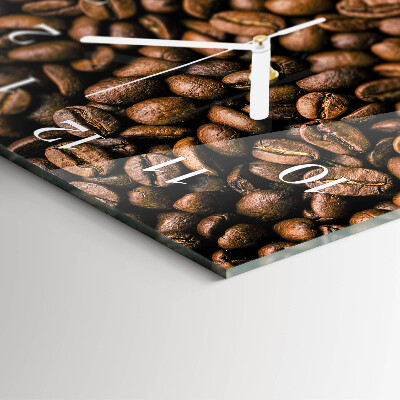 Vertical wall clock Coffee Beans