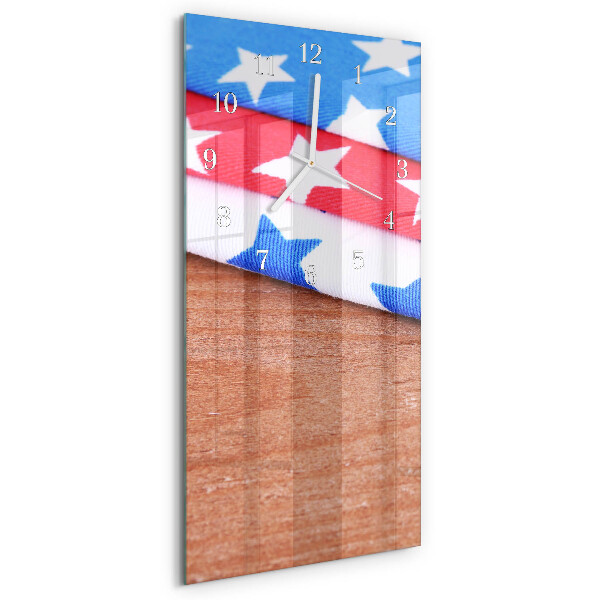 Vertical wall clock Tablecloths