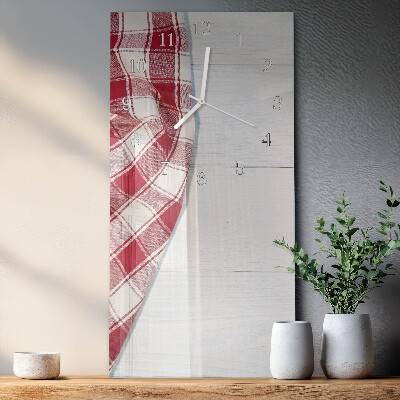 Vertical wall clock Tablecloth