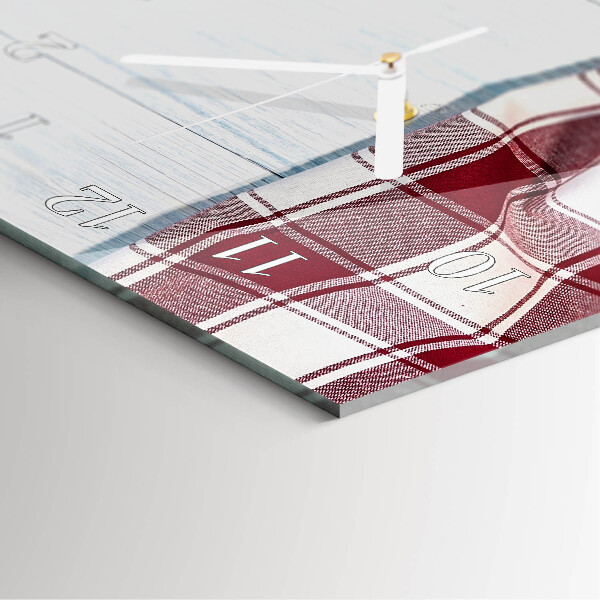 Vertical wall clock Tablecloth