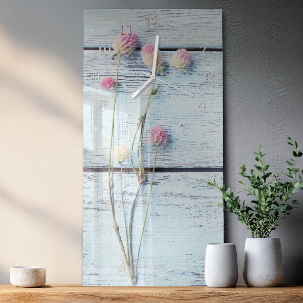 Vertical wall clock Clover