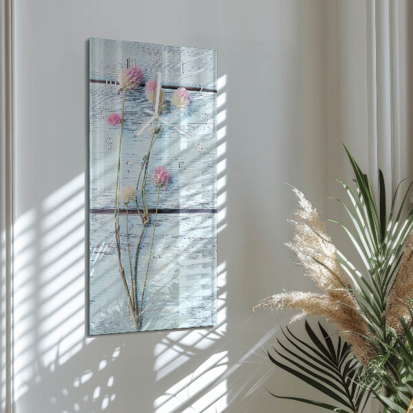 Vertical wall clock Clover