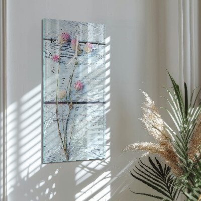 Vertical wall clock Clover