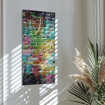 Vertical wall clock Brick
