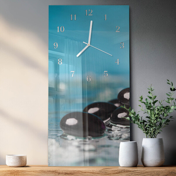 Vertical wall clock Stones