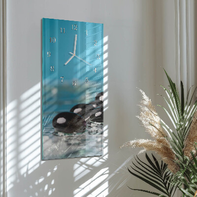 Vertical wall clock Stones
