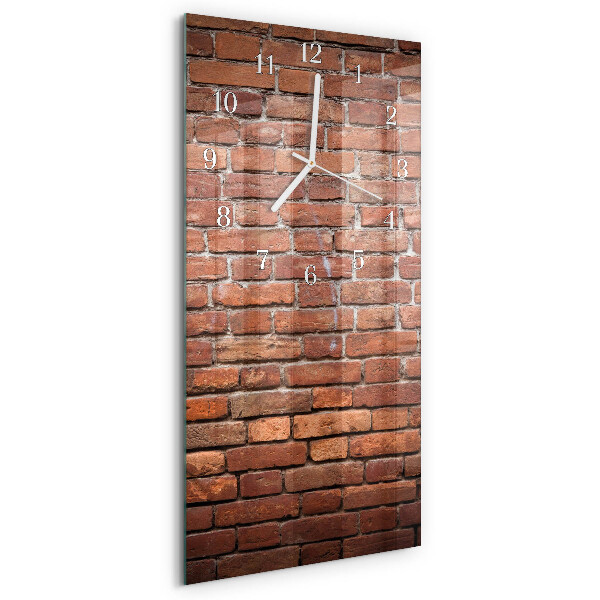 Vertical wall clock Brick