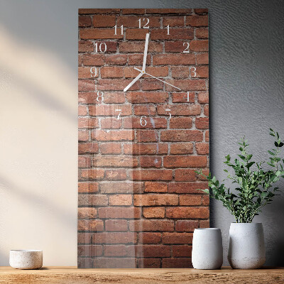 Vertical wall clock Brick