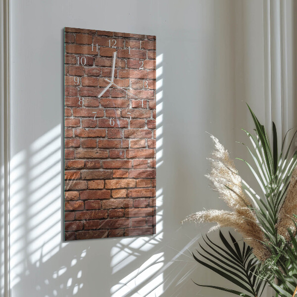 Vertical wall clock Brick