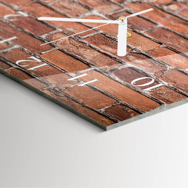 Vertical wall clock Brick
