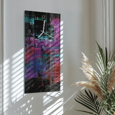 Vertical wall clock Piece