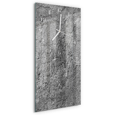 Vertical wall clock Concrete Wall