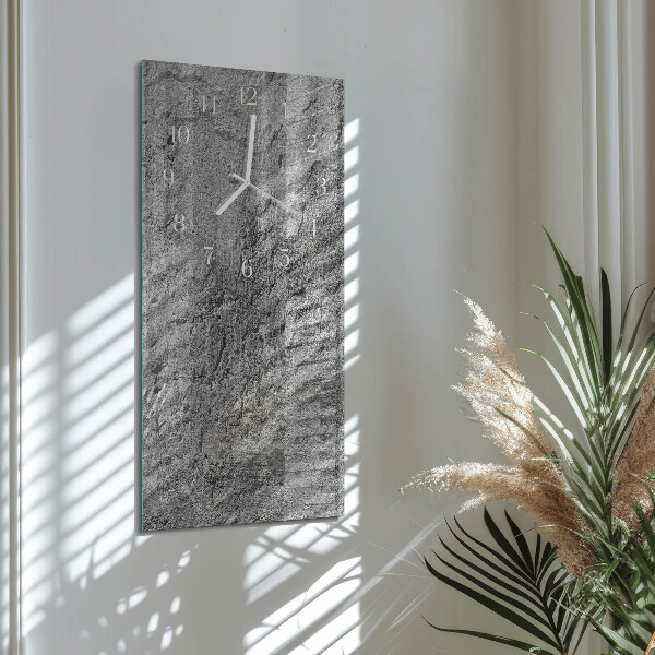 Vertical wall clock Concrete Wall