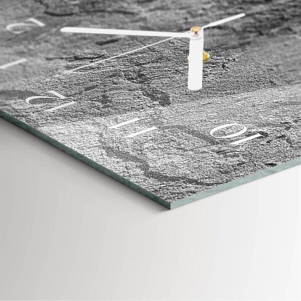 Vertical wall clock Concrete Wall