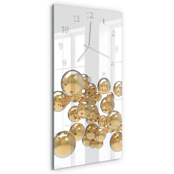 Vertical wall clock Balls