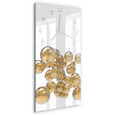 Vertical wall clock Balls