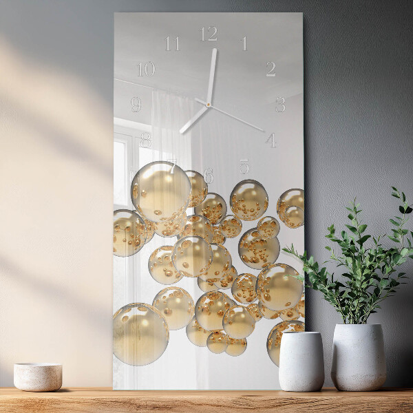 Vertical wall clock Balls