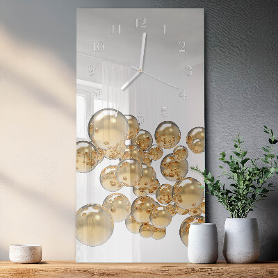 Vertical wall clock Balls