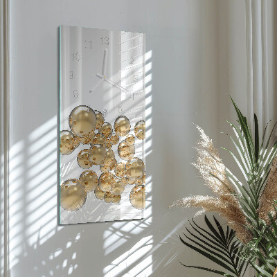 Vertical wall clock Balls