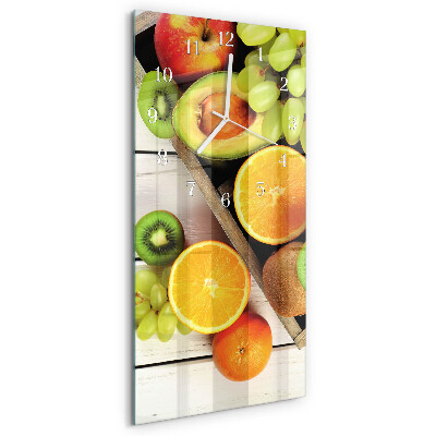 Vertical wall clock Fruit