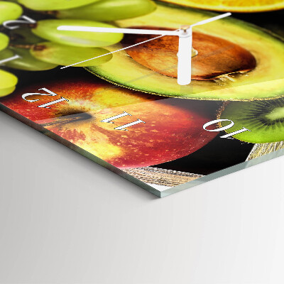 Vertical wall clock Fruit