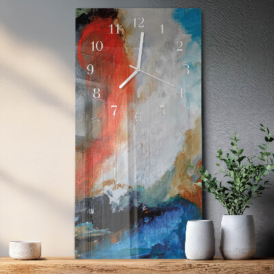Vertical wall clock Chaos