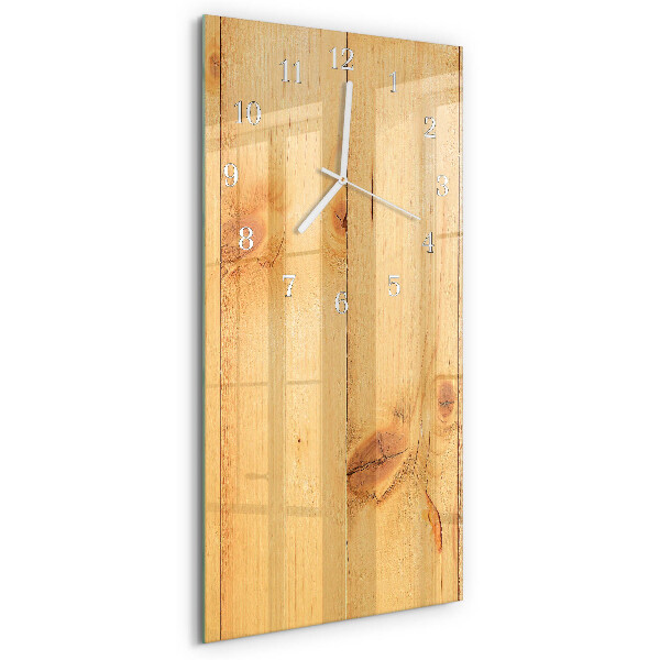 Vertical wall clock Wood