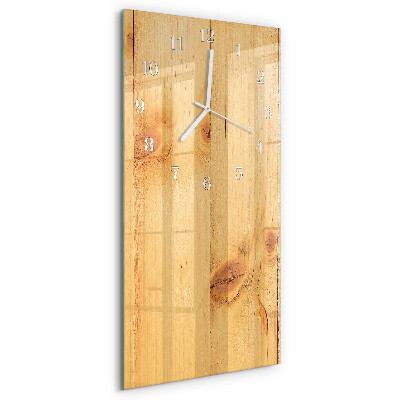 Vertical wall clock Wood