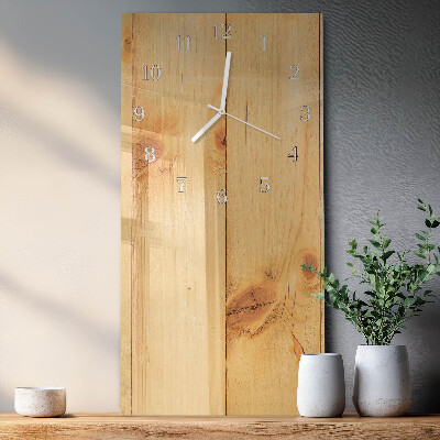 Vertical wall clock Wood
