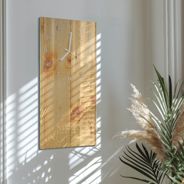 Vertical wall clock Wood