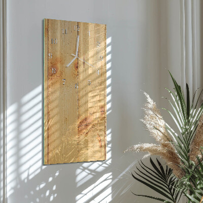 Vertical wall clock Wood