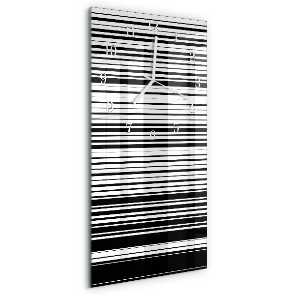 Vertical wall clock Stripes